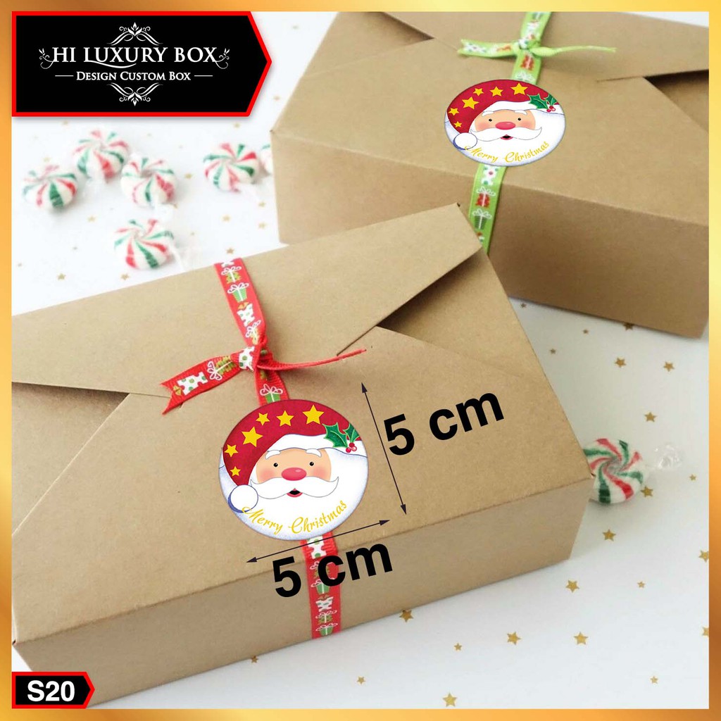 5x5 Sticker Merry Christmas - Image 3