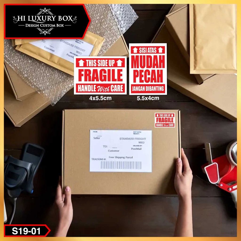 Murah Handle With Care 4x5,5 - Image 2
