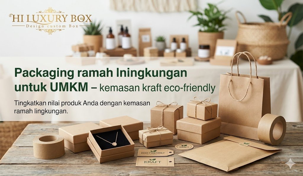 Packaging ramah lingkungan untuk UMKM - kemasan kraft eco-friendly
