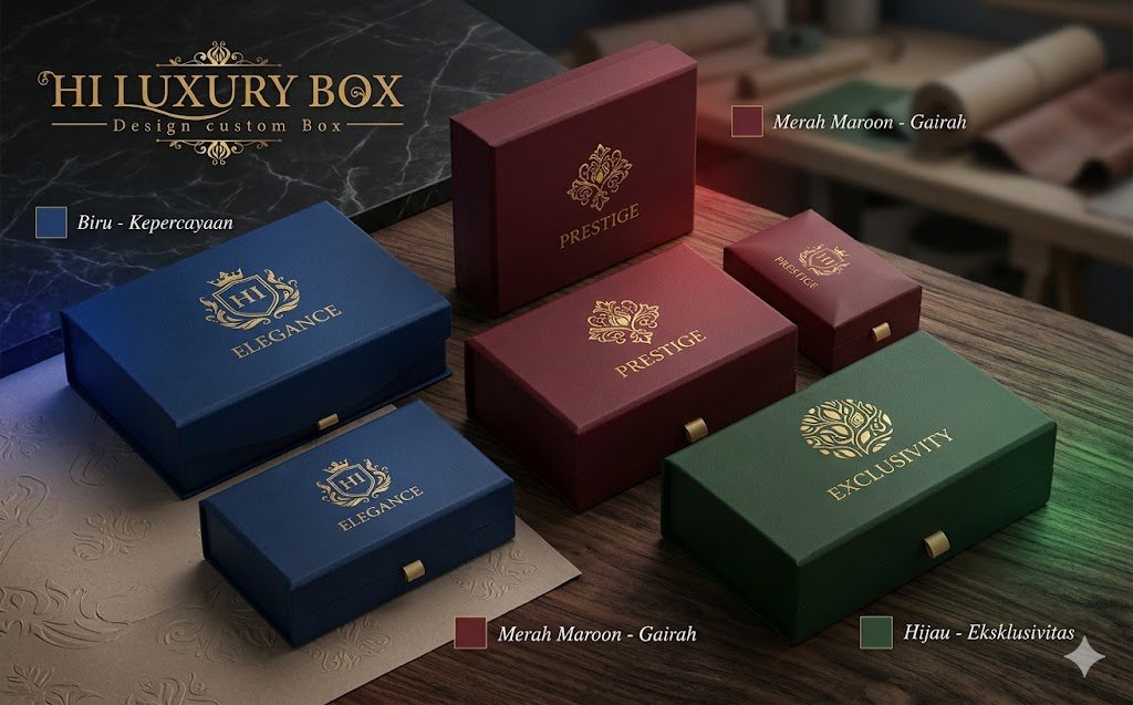 Psikologi warna dalam desain kemasan produk premium