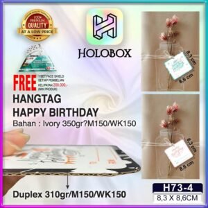 HANGTAG|MURAH|HAPPY BIRTHDAY|ULANG TAHUN|LABEL|HIASAN|AKSESORIS|H73