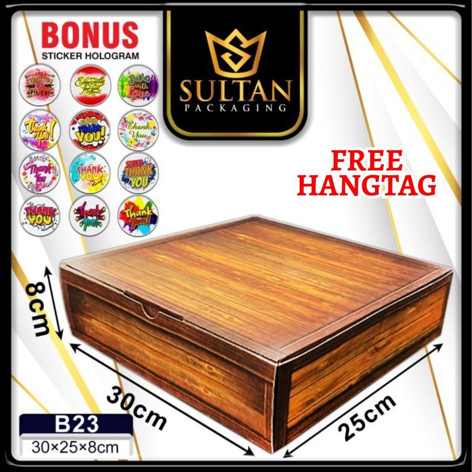 Kotak Packaging|Kue|Serbaguna|Box|Dus|Cake|Pizza|Kado|B23