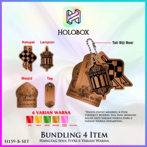 Hangtag Idul Fitri Premium - Aksesoris Lebaran - H159 Set