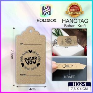 Hangtag thank you