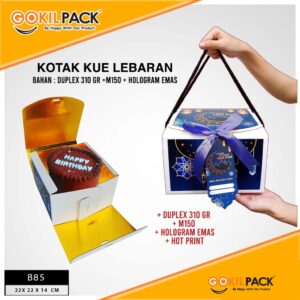 Dus Hampers Lebaran - Kotak Kue Idul Fitri - Hampers Premium - B85