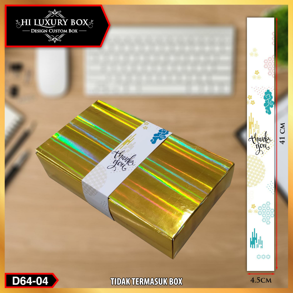 SleeveboxLabel/Hiasan/Paaper Belt Thank You Vertikal - Image 4