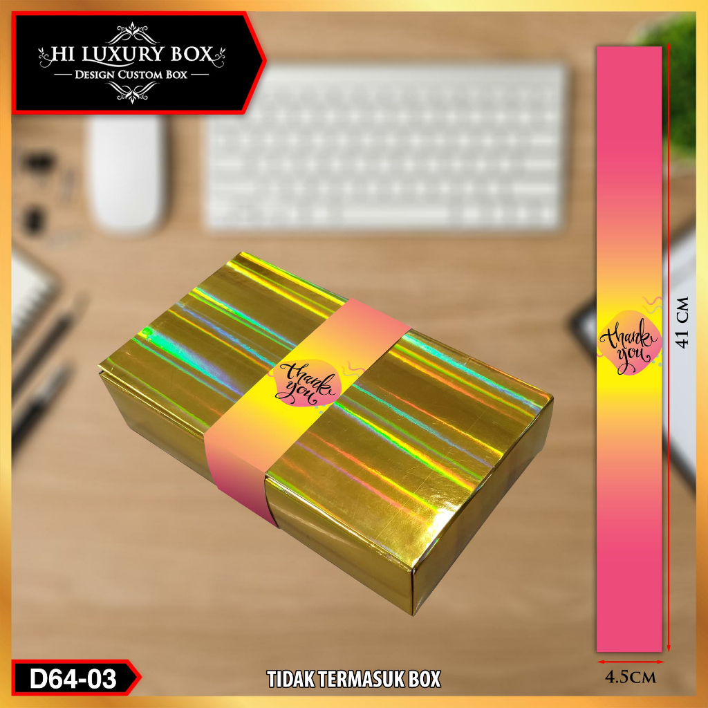 SleeveboxLabel/Hiasan/Paaper Belt Thank You Vertikal - Image 3