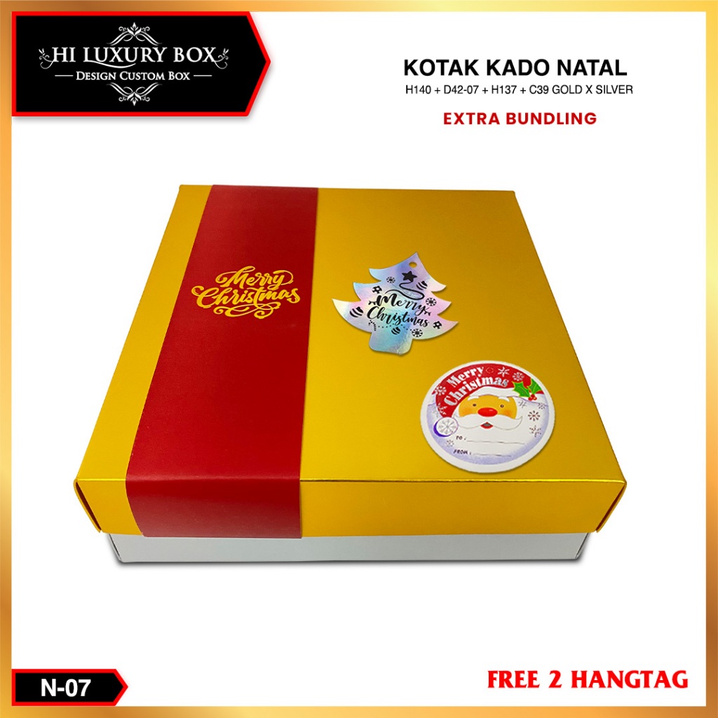 Kotak Kado - Gift Box - Hampers - Box Natal - N-07 - Image 2