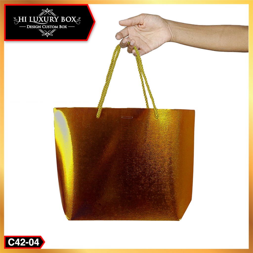 Paperbag/Souvenir/Metalize Hologram/Tas/Kotak Kado/Hadiah/Goddie Bag/C42 - Image 4