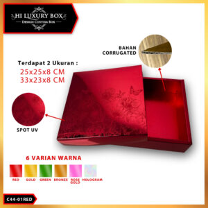 Box Premium-box hologram-kotak kado-Box HampersC44