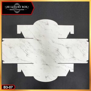 Kotak Gable - Box Kado Jumbo - Motif Marble - Ukuran 60x25x14 - B3-07B