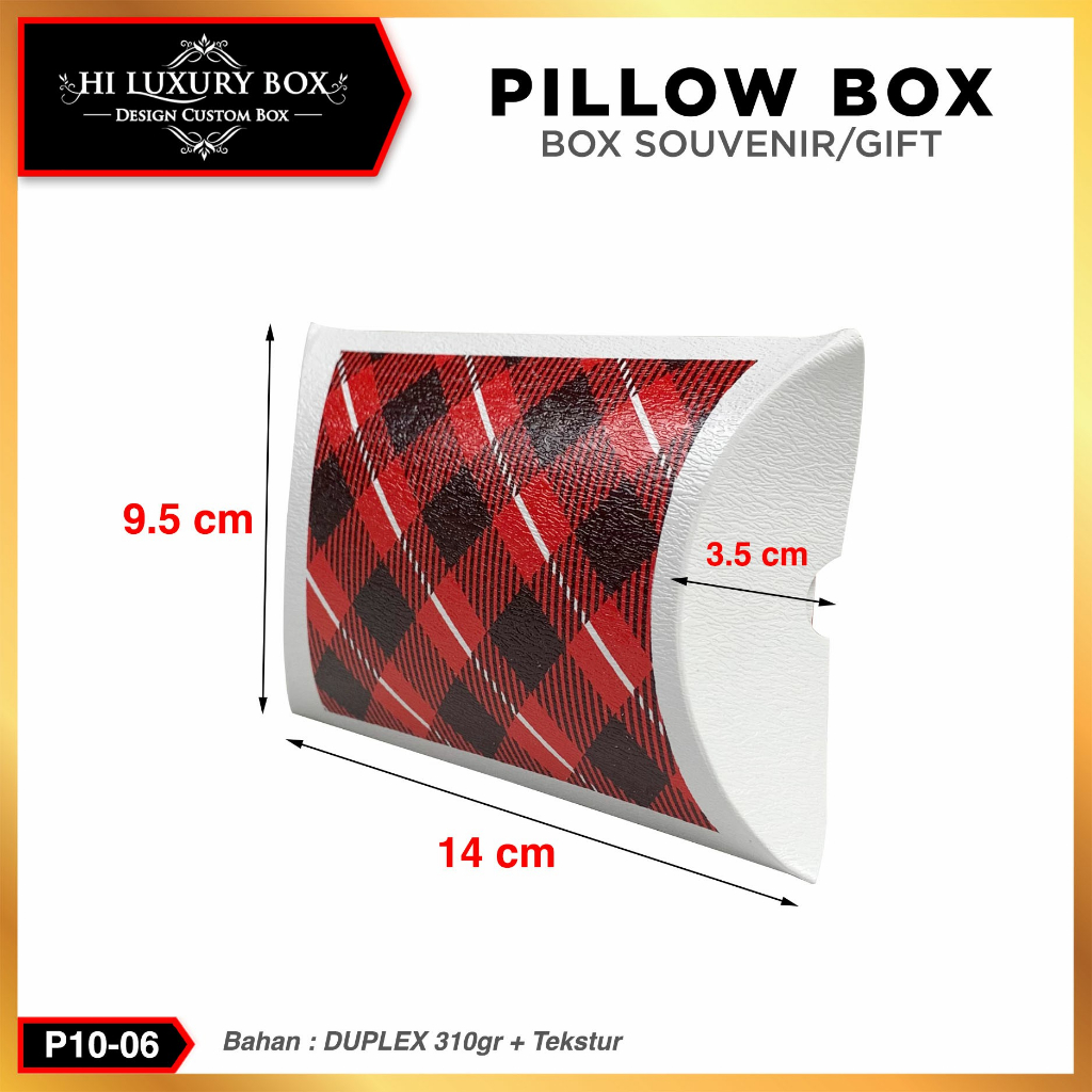 Pillow box - Kotak souvenir - Gift box ulang tahun anak unik - Image 2