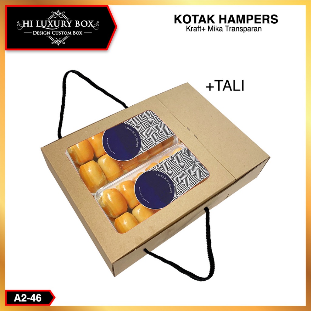 Kotak hampers / Dus mika / kotak kue / box kotak hadiah / A2-46