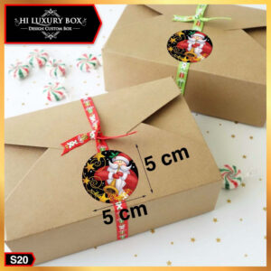 5x5 Sticker Merry Christmas