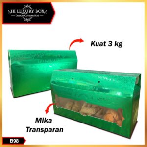 Box Hampers/Gable Box /Kotak Idul Fitri/Toples tabung / B98