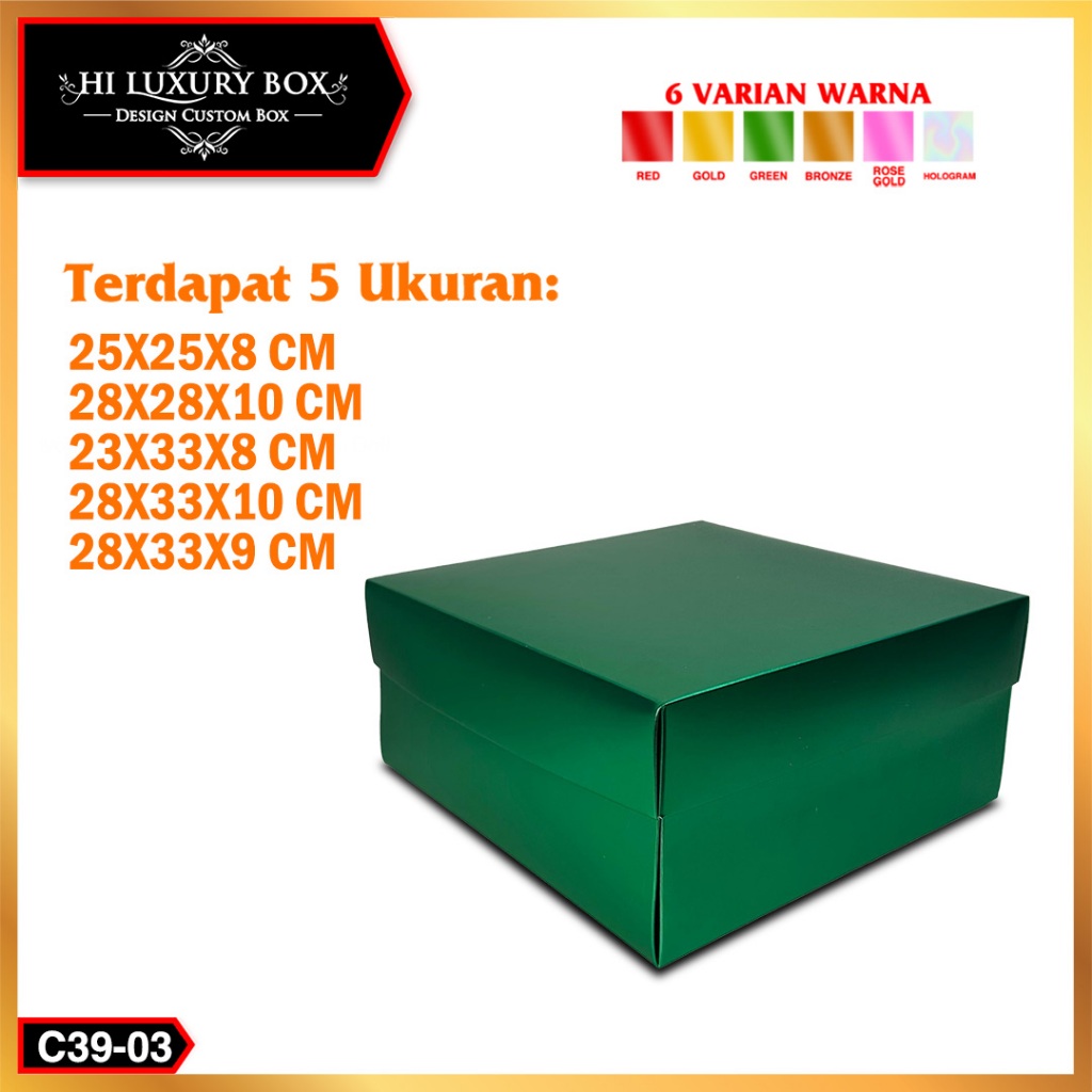Kotak kado/Box hologram/Box Hampers/Giftbox/Box Premium - Image 3