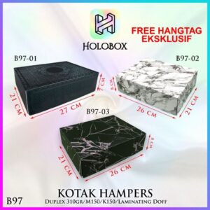Box Hampers Idul Fitri / Kotak Kado Lebaran / Gift Box / Kardus / B97