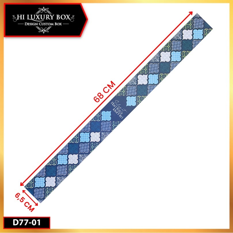 Sleeve Lebaran D77 - Paper Belt Idul Fitri - Aksesoris Box - Minimal Order 10PCS