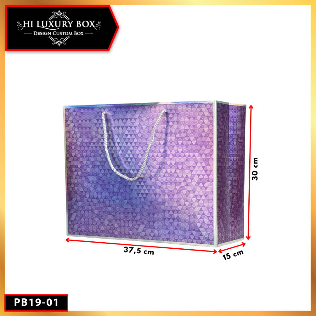 Paper Bag Hadiah Jumbo Premium Gift Bag Tas Kado Jinjing Metalize PB19