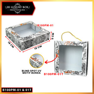 Kotak kado/Box Hampers Mika/Box spot uv leopard/Box Hijab/B100M