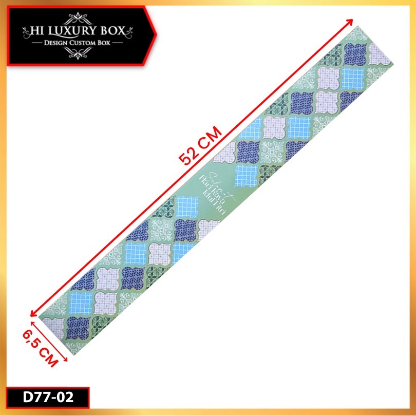 Sleeve Lebaran D77 - Paper Belt Idul Fitri - Aksesoris Box - Minimal Order 10PCS - Image 2