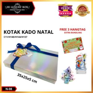 Box Hologram - Box Natal -Box Hampers - N-08