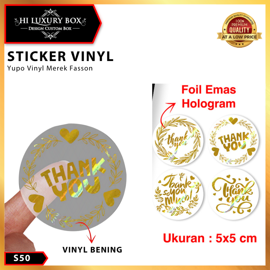 Stiker Thank You