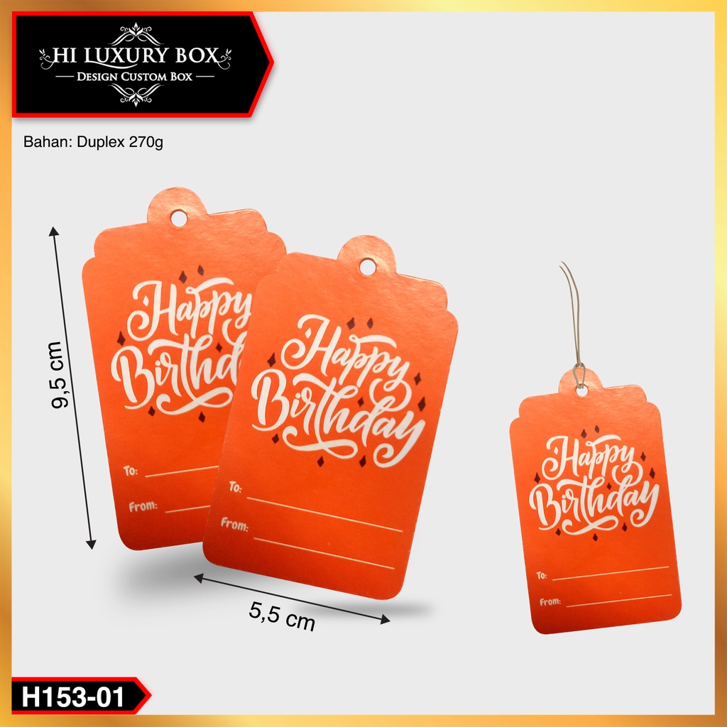 Hangtag Ulang Tahun H153