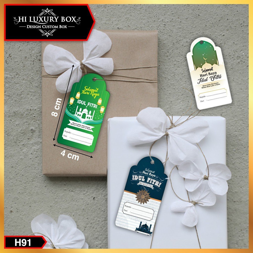 Hangtag|Hangtag Murah|Hangtag Hari Raya|Hangtag Idul Fitri|H91 - Image 3