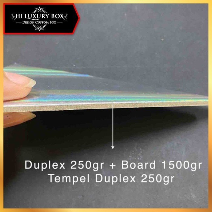 Tatakan Kue|Cake Board|Alas Kue|Tray|Aksesoris Kue|Hologram|7.5X13|T16 - Image 2