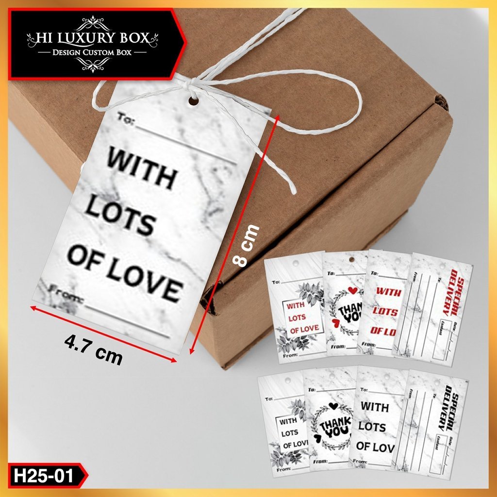 Hang Tag Label baju - Hang Tag Motif 4,7x8 | H25 - Image 2