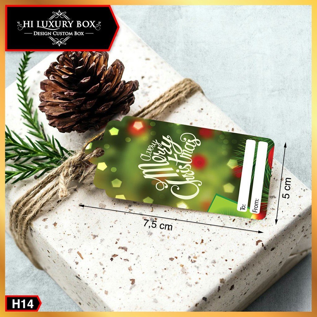 Hangtag Natal/Hangtag Merry Christmas/Aksesoris Natal/Hiasan NatalH142 - Image 5