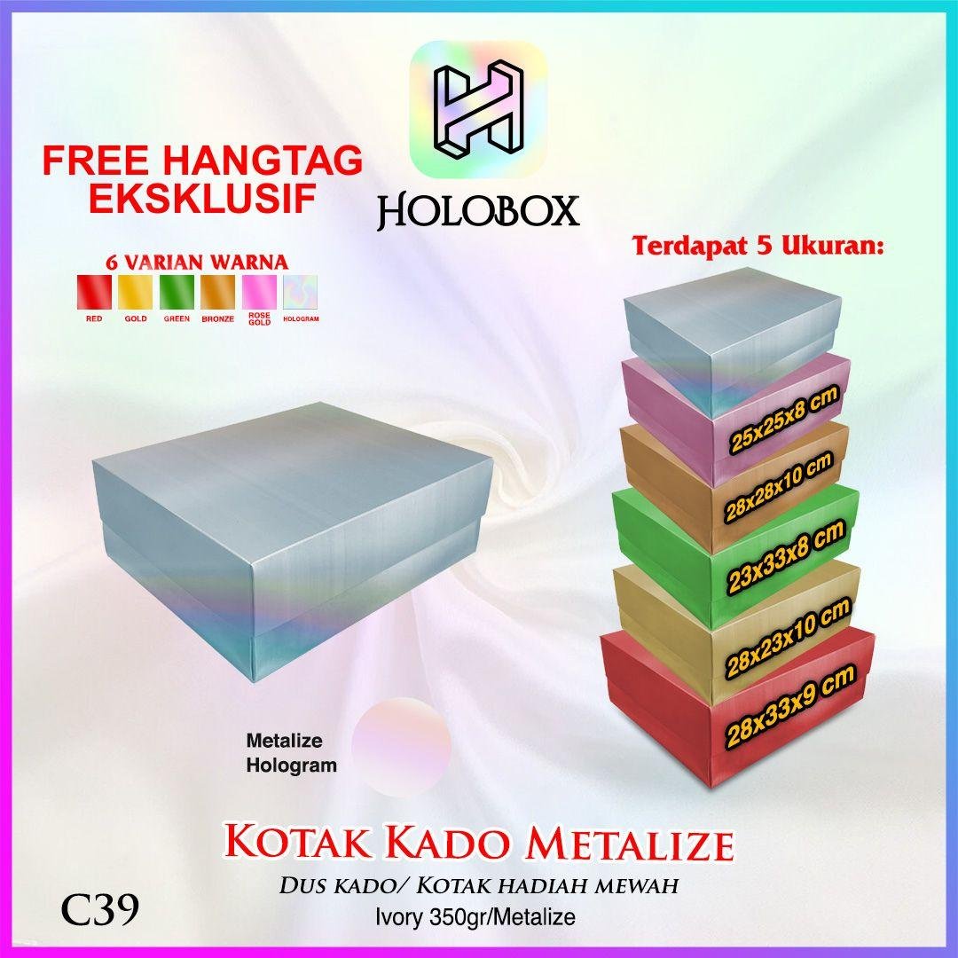 kotak kado hologram souvenir|Dus Hadiah Special Gift|C39