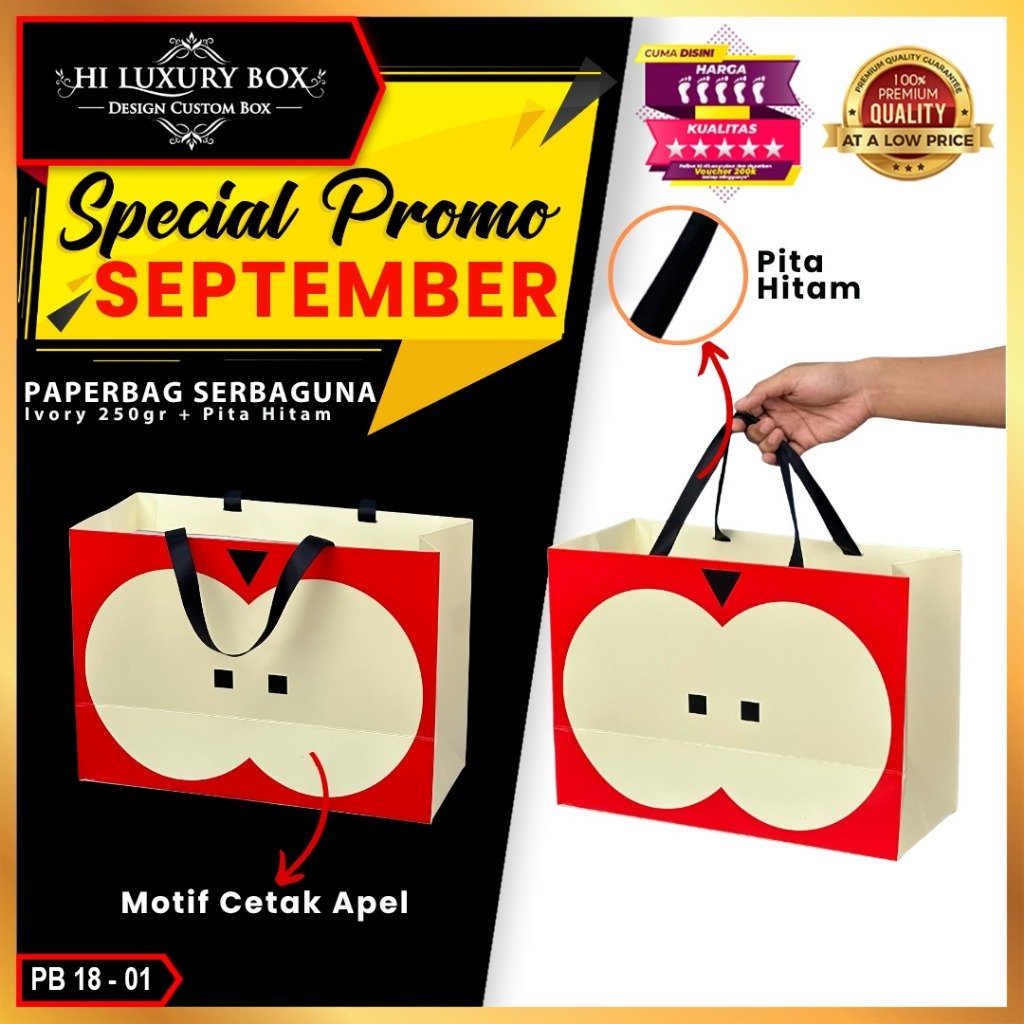 Paperbag/Premium/Gift Bag /Kado/ PB18