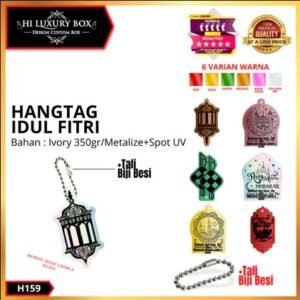 Hangtag Idul Fitri Premium - Aksesoris Lebaran - H159 Set