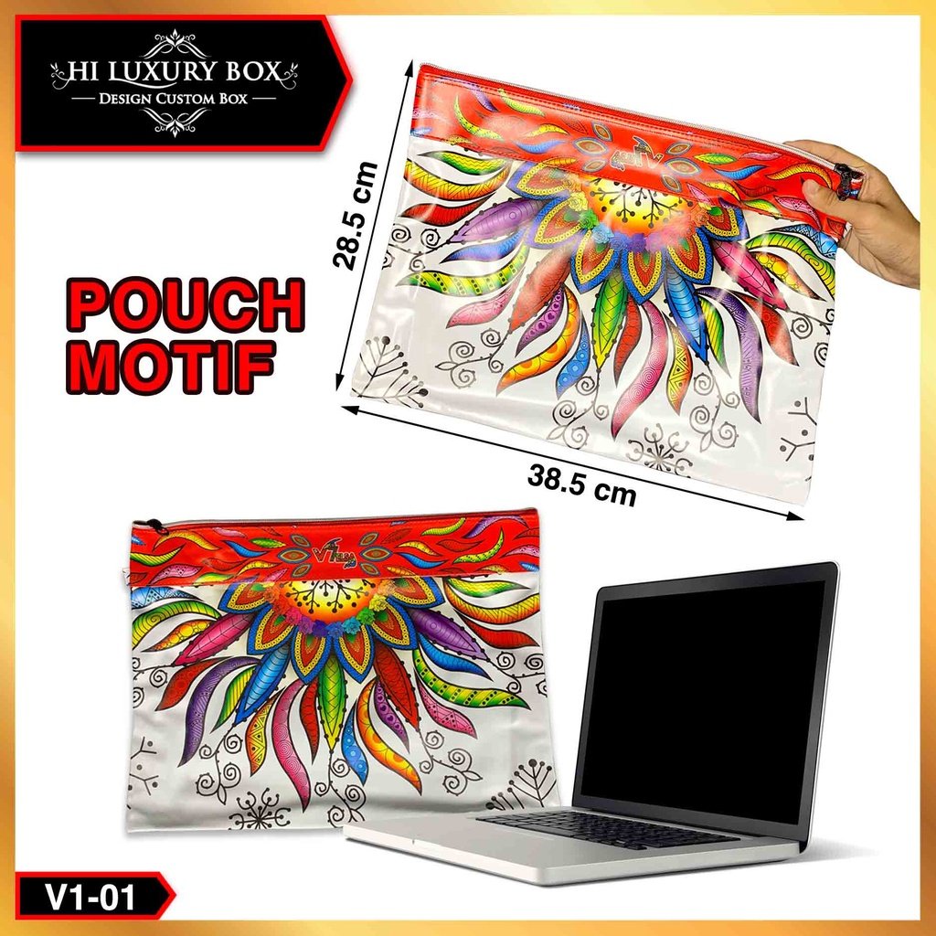 Pouch Murah Motif Burung Hantu| Pouch Cantik | Tas Laptop