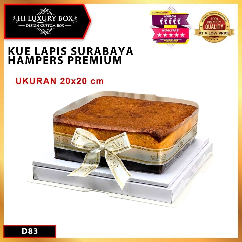 Box Kue - kue lapis Elsa - D83-20x20