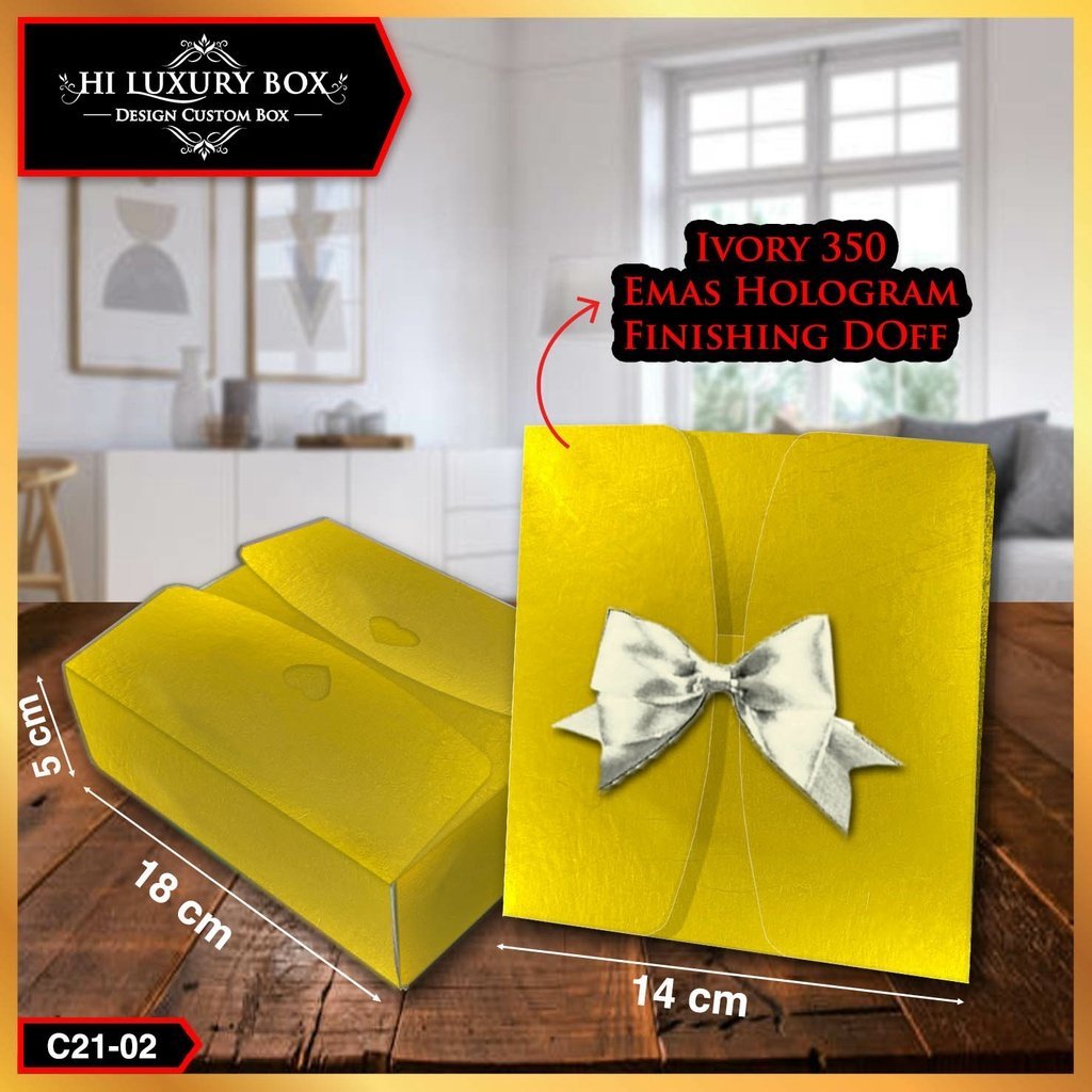 KOTAK SOUVENIR|KADO|PACKAGING|KUE|BOX|DUS|HOLOGRAM|C21 - Image 3