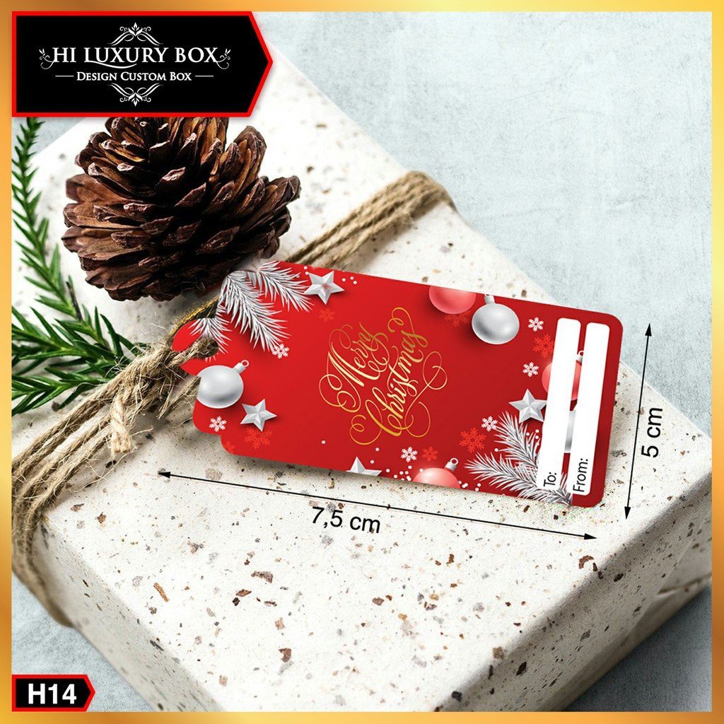 Hangtag Natal/Hangtag Merry Christmas/Aksesoris Natal/Hiasan NatalH142 - Image 4
