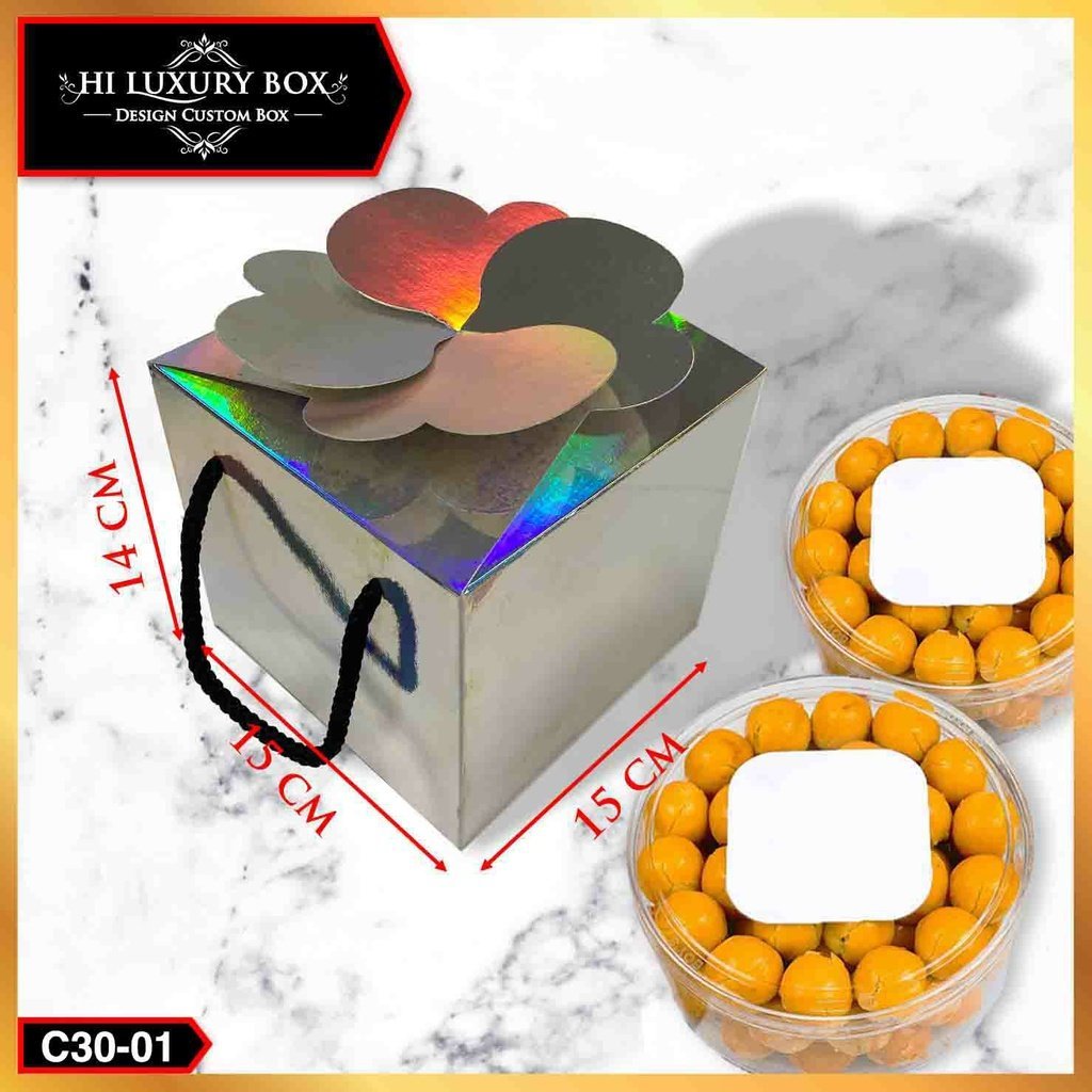 Kotak Kue|Cake|Dus|Hampers|Box|Packaging|Gift|Toples|500GR|C30 - Image 2