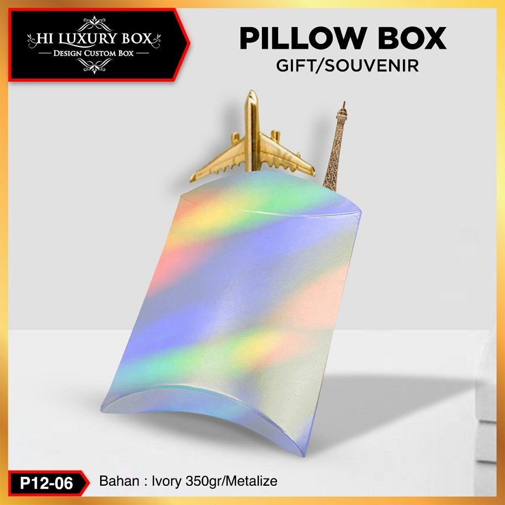 Pillow box - Kotak souvenir - Gift box ulang tahun anak P12 - Image 8