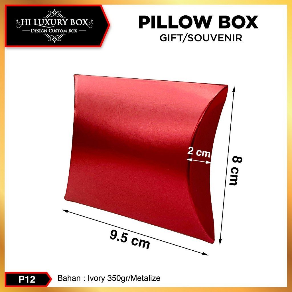Pillow box - Kotak souvenir - Gift box ulang tahun anak P12 - Image 2