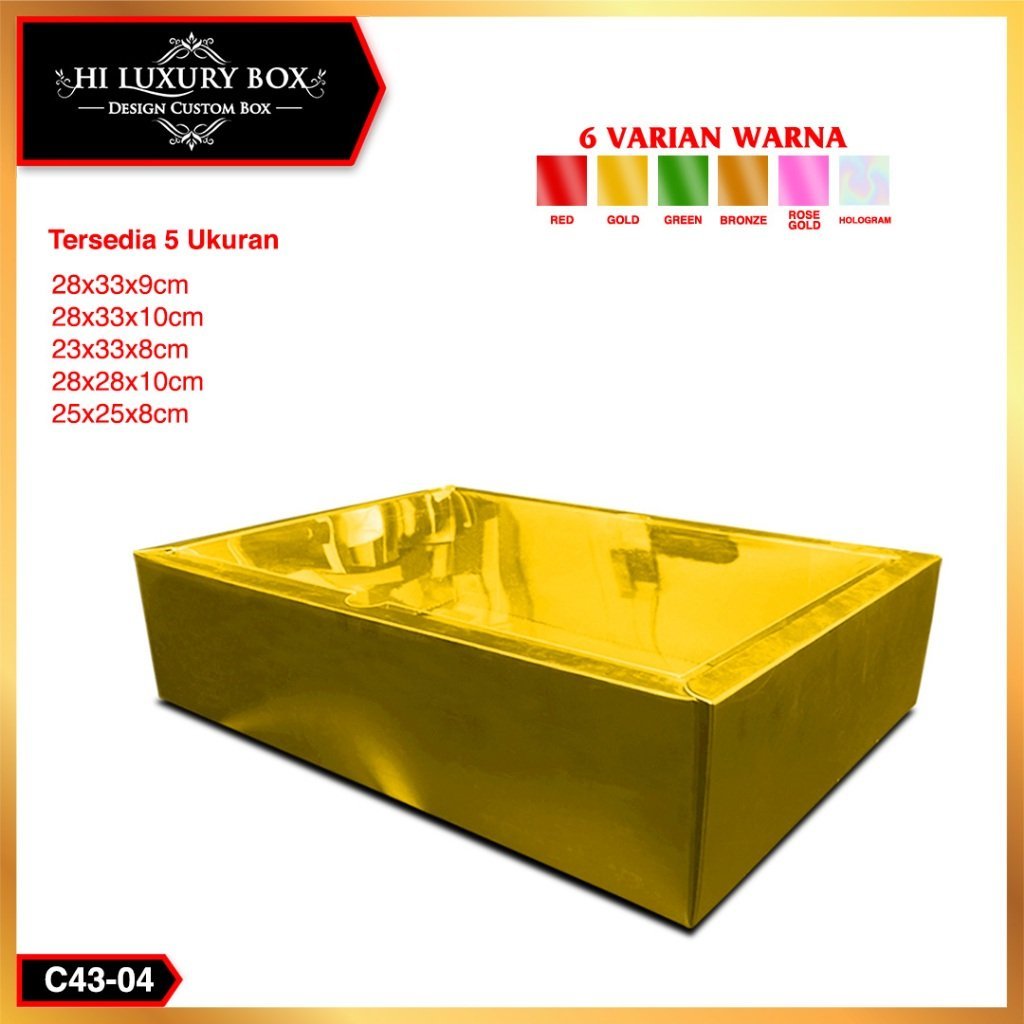 Box mika-box hologram-kotak kado-Box Hampers-C43 - Image 5