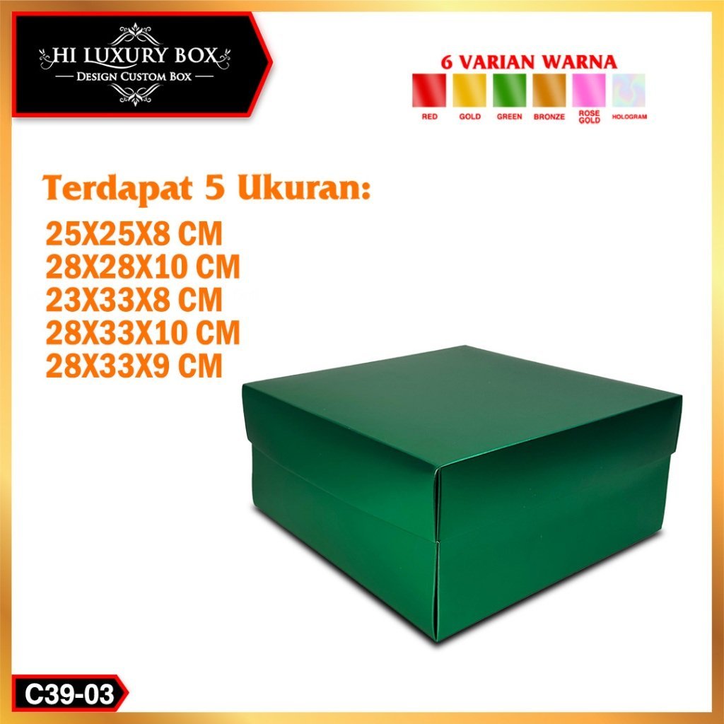 Kotak kado/Box hologram/Box Hampers/Giftbox/Box Premium|C39 - Image 4