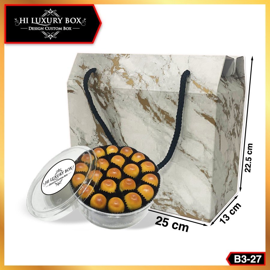 Kotak Kue - Gable Box - Box Marble - Souvenir Box - Kotak Packaging-B3-11 - Image 5