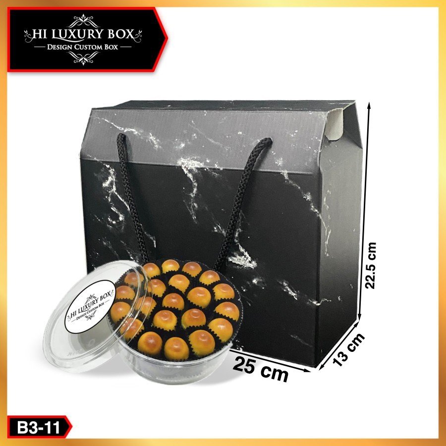 Kotak Kue - Gable Box - Box Marble - Souvenir Box - Kotak Packaging-B3-11 - Image 3