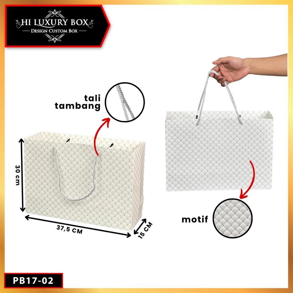 Paper Bag Hadiah Jumbo / Premium Gift Bag / Tas Kado Jinjing / PB17 - Image 3