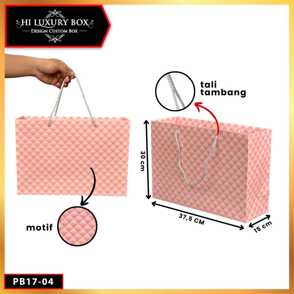 Paper Bag Hadiah Jumbo / Premium Gift Bag / Tas Kado Jinjing / PB17 - Image 5