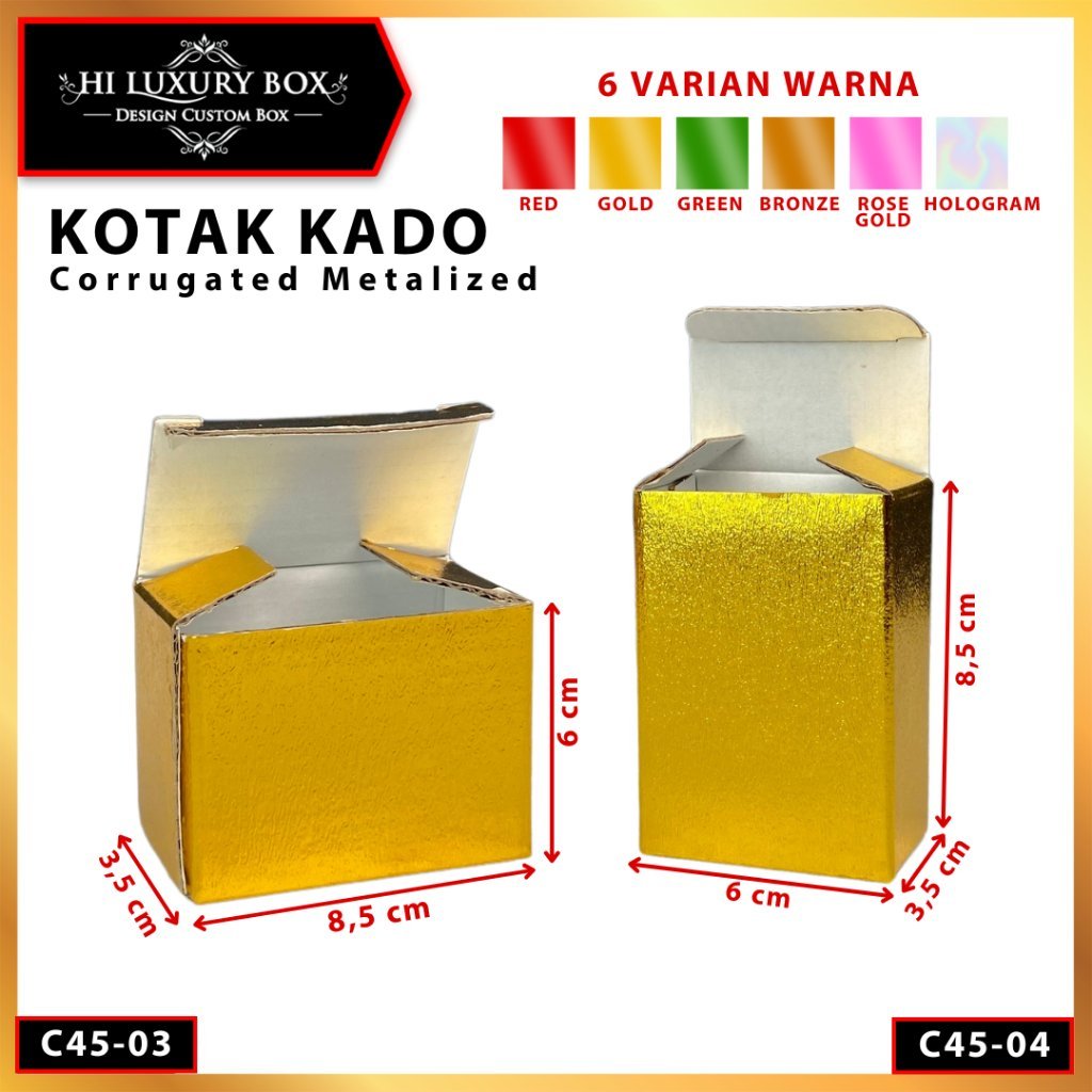 Kotak Souvenir -Box Hologram - Kotak Kado - Bros- C45 - Image 3