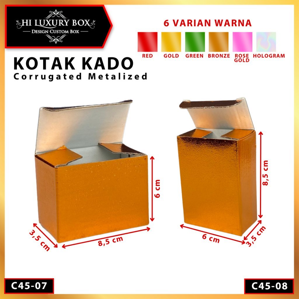 Kotak Souvenir -Box Hologram - Kotak Kado - Bros- C45 - Image 5